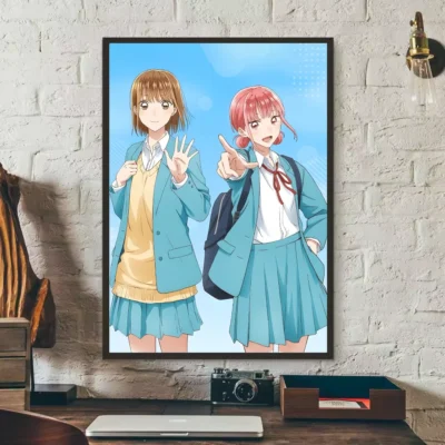 New Blue Box Chinatsu Kano and Hina Chono Wall Art
