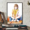 Anime Ao no Hako Blue Box Chinatsu Kano Wall Art