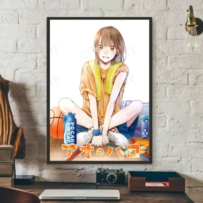 Anime Ao no Hako Blue Box Chinatsu Kano Wall Art