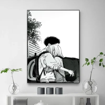 Japanese Anime Blue Box Vinatge Wall Art