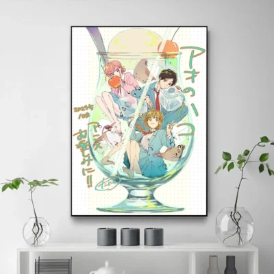 New Design Blue Box Wall Art