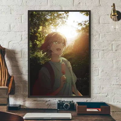 Ao no Hako Blue Box Chinatsu Kano Retro Wall Art