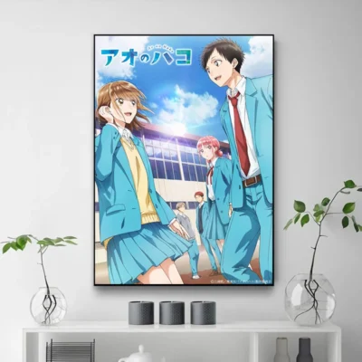 Anime Blue Box Wall Art