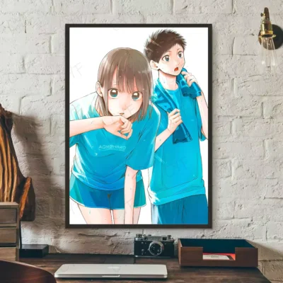 Blue Box Chinatsu Kano and Taiki Inomata Wall Art