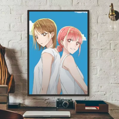 Anime Blue Box Chinatsu Kano and Hina Chono Wall Art