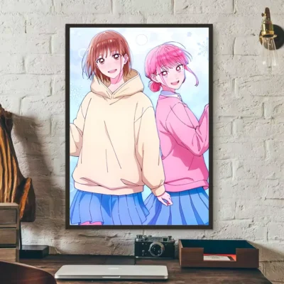 Hot Anime Blue Box Chinatsu Kano and Hina Chono Wall Art