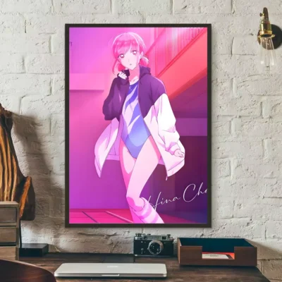 Hot Anime Blue Box Hina Chono Wall Art