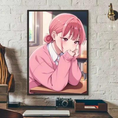 Anime Blue Box  Hina Chono Cute Wall Art