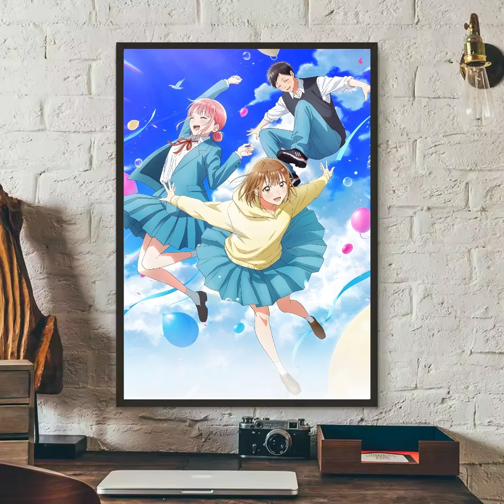 Blue Box Chinatsu Kano Taiki Inomata and Hina Chono Wall Art