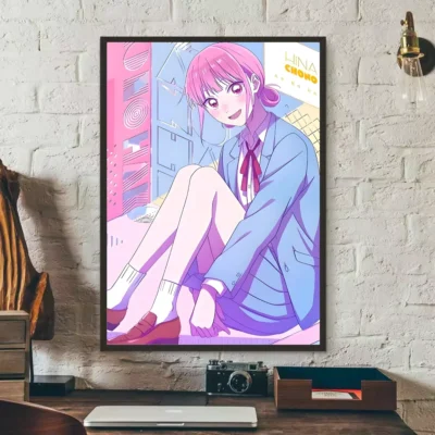 Anime Blue Box Hina Chono Bassic Wall Art