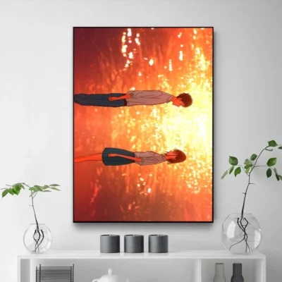 Hot Anime Blue Box Wall Art