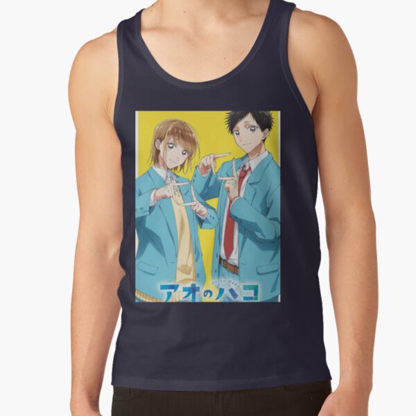 Anime Blue Box Chinatsu Kano and Taiki Inomata Tank Top - Image 2