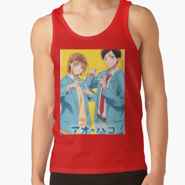 Anime Blue Box Chinatsu Kano and Taiki Inomata Tank Top - Image 5
