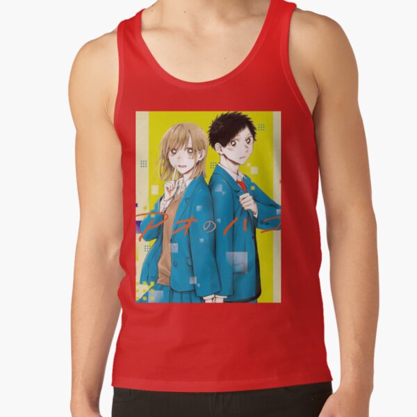 Anime Blue Box Taiki Inomata and Chinatsu Kano Tank Top - Image 4