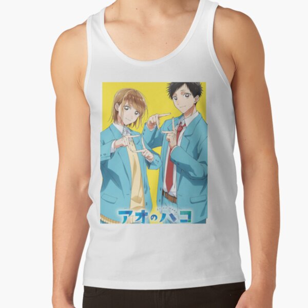 Anime Blue Box Chinatsu Kano and Taiki Inomata Tank Top - Image 4