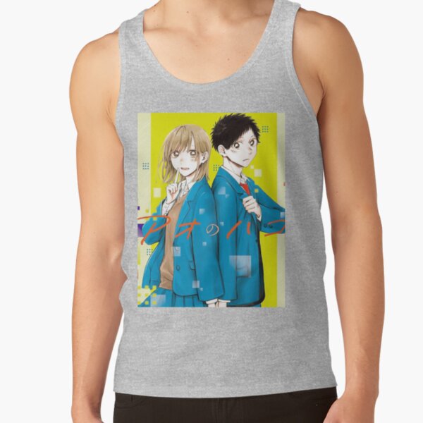 Anime Blue Box Taiki Inomata and Chinatsu Kano Tank Top - Image 2