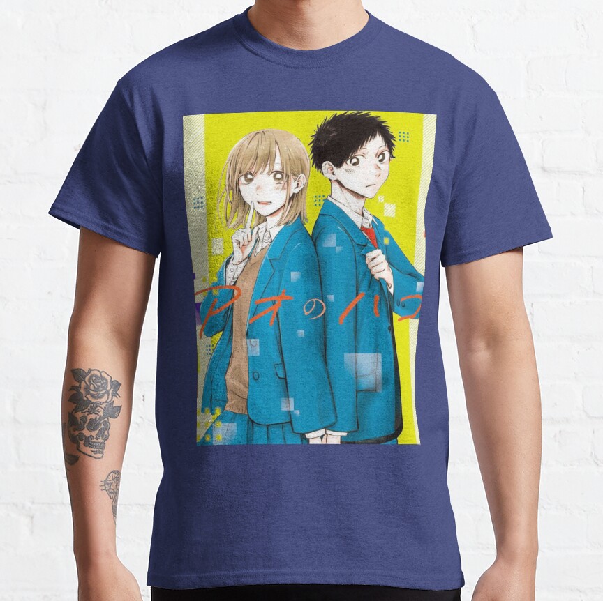 Anime Blue Box Taiki Inomata and Chinatsu Kano T-Shirt - Image 2