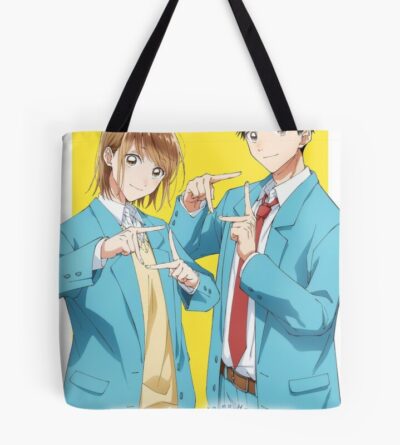 Blue Box Chinatsu Kano and Taiki Inomata Cute Tote Bag
