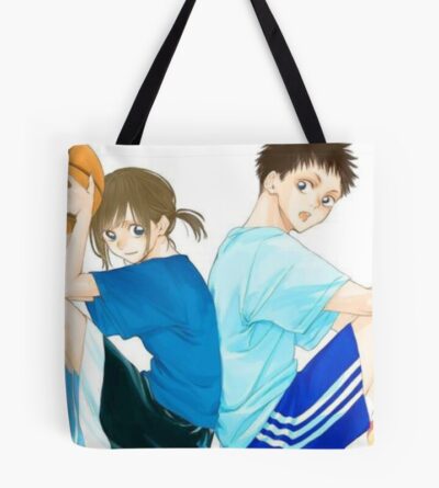 Blue Box Chinatsu Kano and Taiki Inomata Bassic Tote Bag