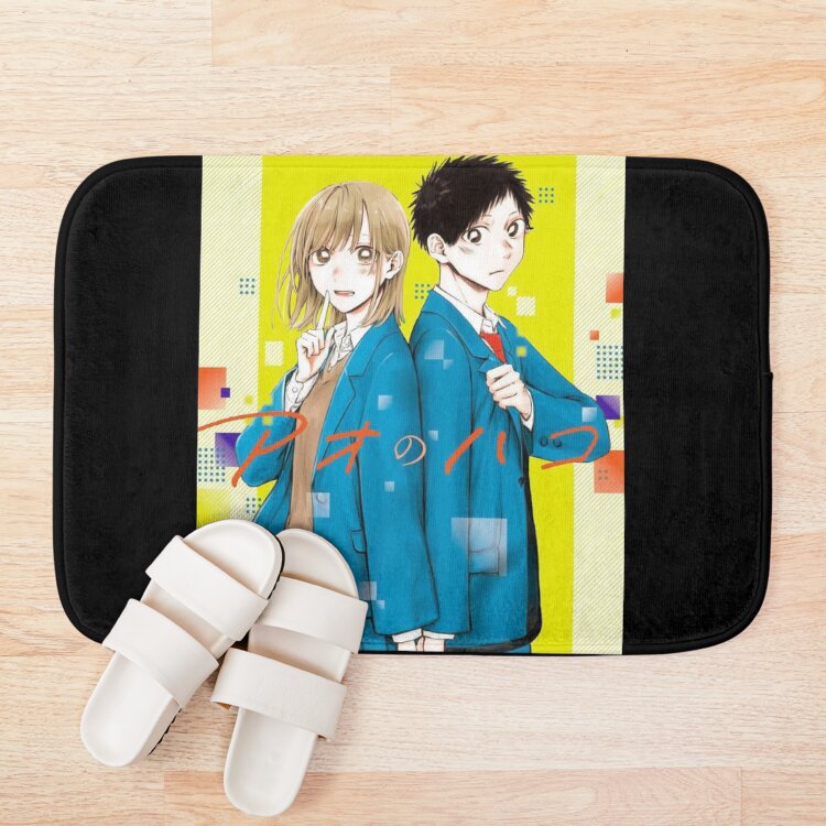 Blue Box Chinatsu Kano and Taiki Inomata Bath Mat - Image 3