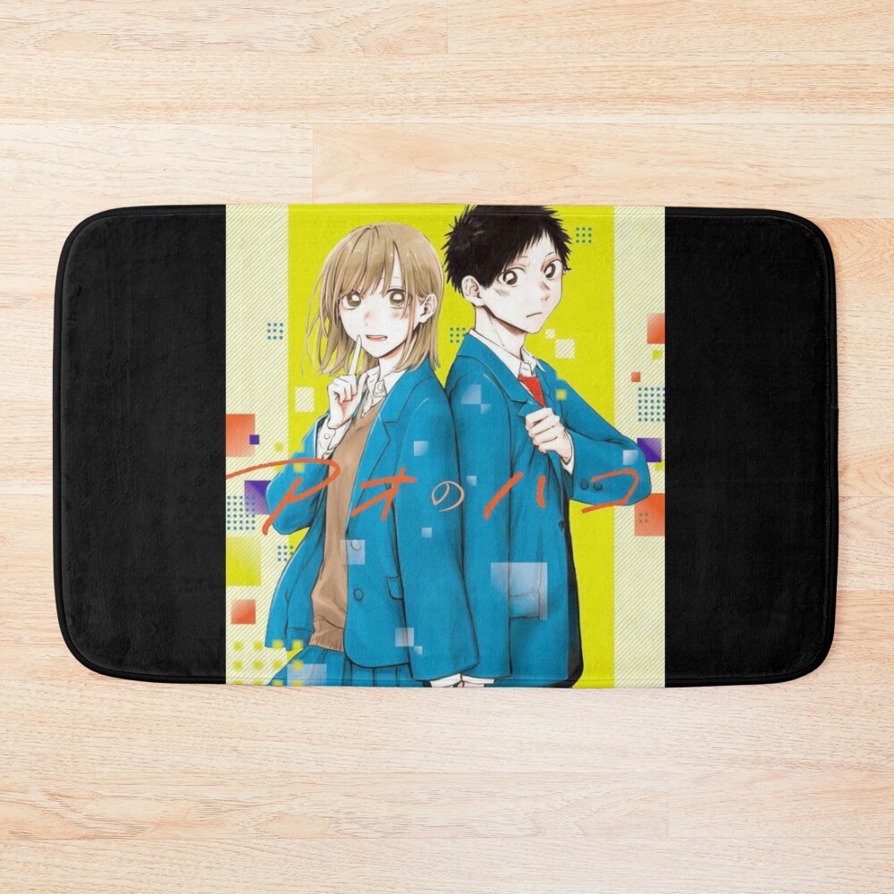 Blue Box Chinatsu Kano and Taiki Inomata Bath Mat