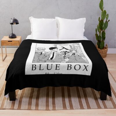 Blue Box Vintage Throw Blanket