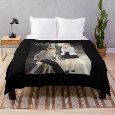 Anime  Blue Box Throw Blanket