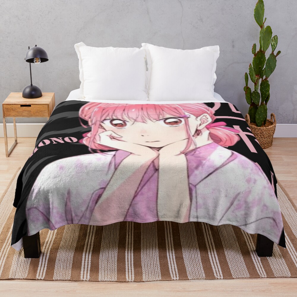 Hina Chono Yukata Throw Blanket