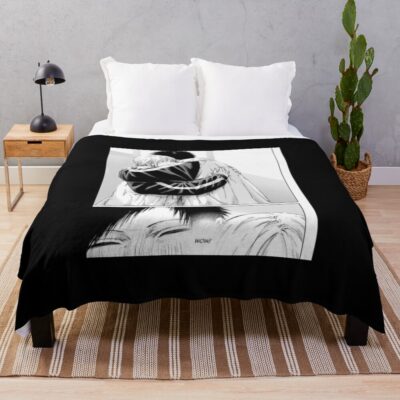 Ao No Hako Blue Box Vintage Throw Blanket