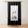 New Design Blue Box Shower Curtain