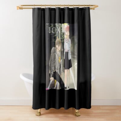 Blue Box Vintage Curtain