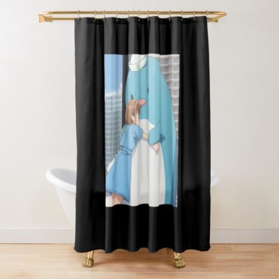Ao No Hako Blue Box Chinatsu Kano Cute Shower Curtain