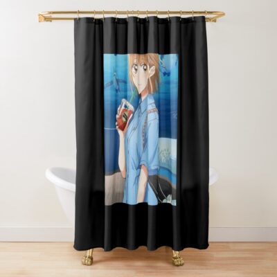 Blue Box Chinatsu Kano Shower Curtain