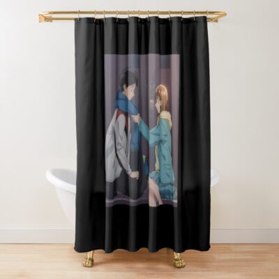 Hot Decor Ao No Hako Blue Box Shower Curtain