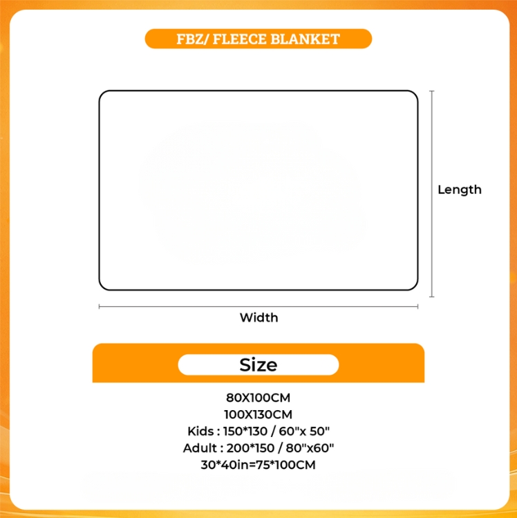 3D Fleece Blanket - Official Blue Box